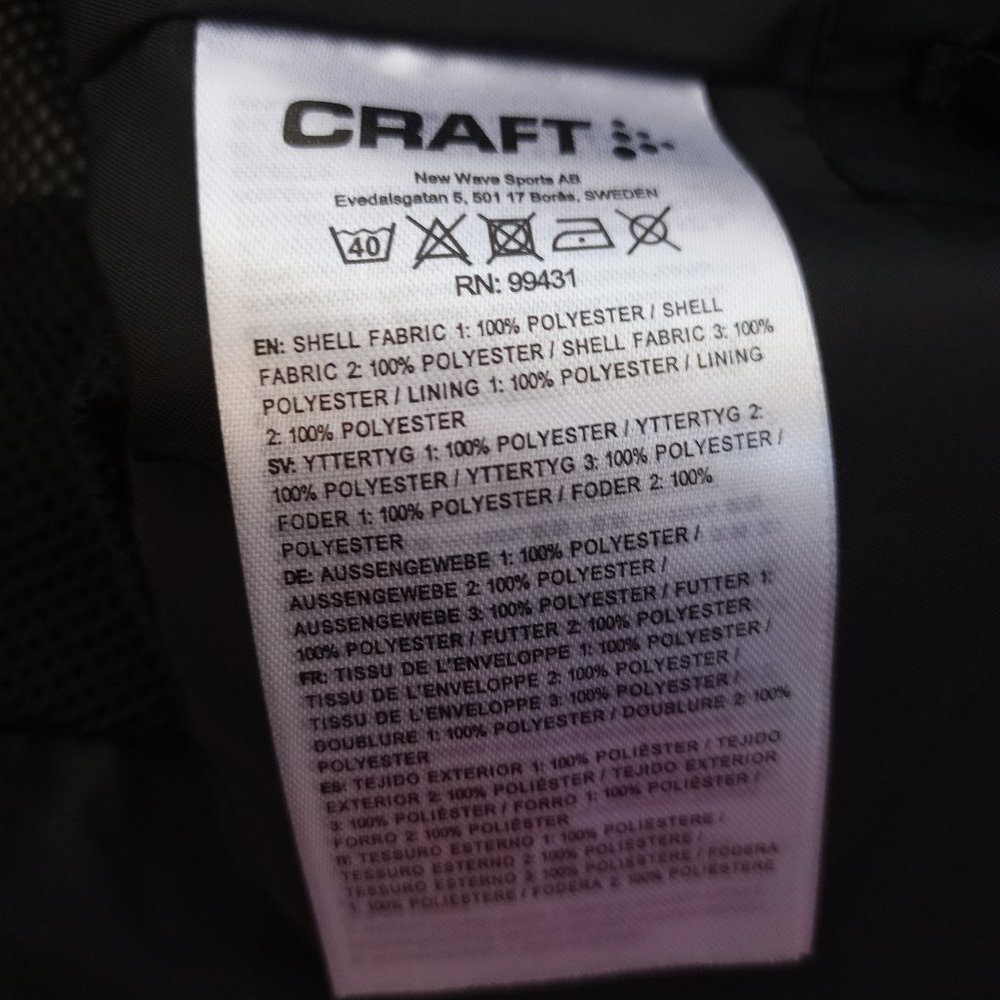 Craft Escape Rain Jacket - Man M (R30009-v) - Picture 7 of 9